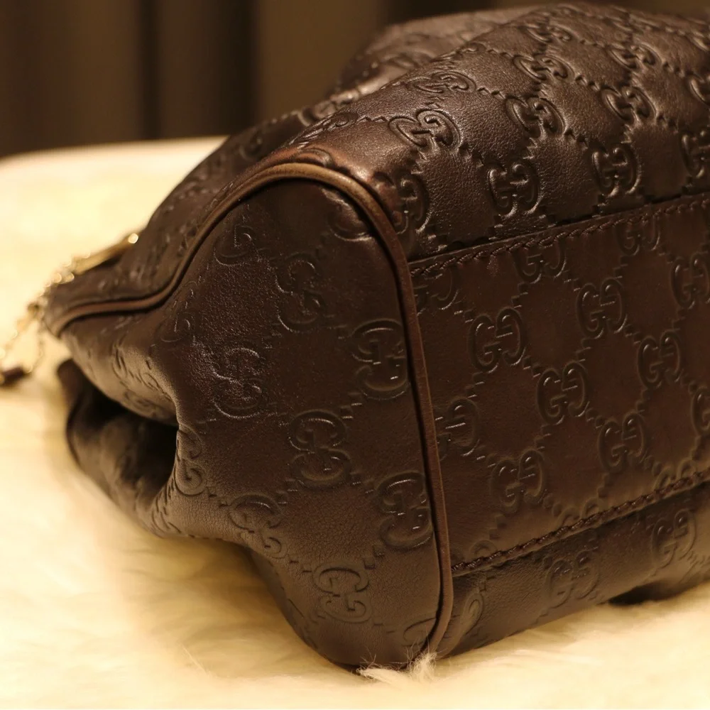 Gucci Brown Leather Sukey Hobo Bag - Picture 8 of 14